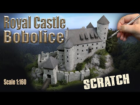 This is how I build Bobolice Castle | Scale 1:160 | Scratch built