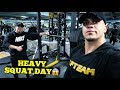 Getting KICKED OUT on LegDay!!!!| SQUATS ON SQUATS! Ft @CortezFit_