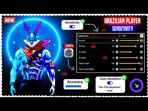 Free Fire Max Headshot Setting After Update 2025⚡Best Sensitivity Settings ⚙️| Sensitivity Setting