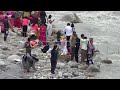 Holy Bath Of Ganga At Gangotri Uttarakhand