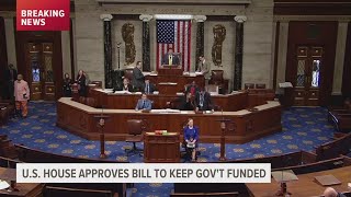 Shutdown deadline: House approves $1.2 trillion package of spending bills, Senate up next
