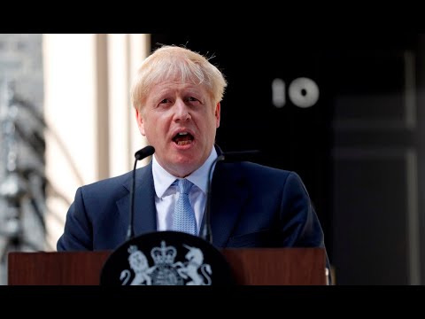 Boris Johnson delivers first speech as UK leader