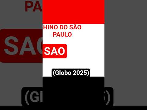 Hino do São Paulo | Globo TV!❤🤍🖤❤🤍🖤