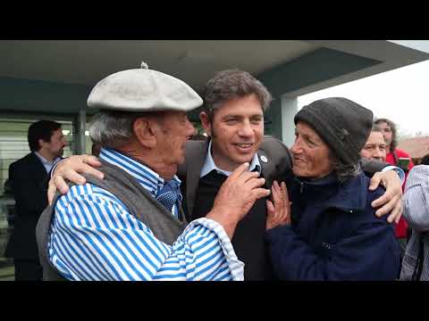 Kicillof inauguró obras de salud y educación en General Guido