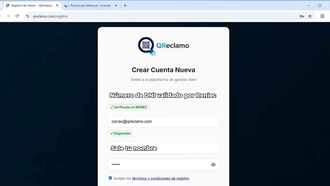 Regístrate y crea tu cuenta, es GRATIS