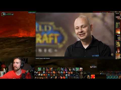 ASMONGOLD Reacts to WoW Classic with Creators video by BLIZZARD