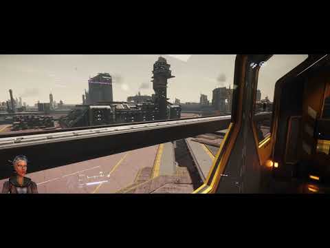 Star Citizen Alpha 3.3.6 LIVE!  Lorville Train RAce to Teasa Spaceport!