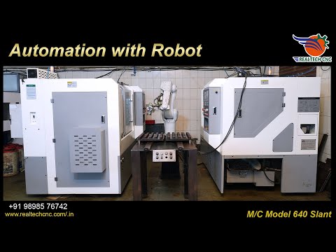 Automation with Robot | RealTech CNC Machine VD 337