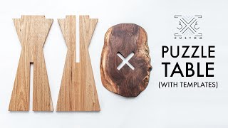 Building a Simple Puzzle Table Using Templates - What materials would you use?