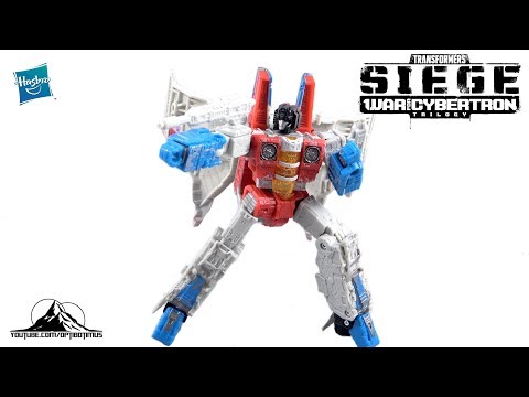 Transformers Siege Voyager Class STARSCREAM Video Review