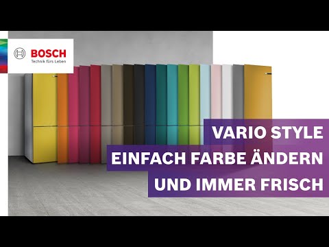 Bosch KSZ1AVO00 Zubehör für VarioStyle Kühl-Gefrier-Kombinationen Farbe: Orange austauschbare Türfront Made in Germany 