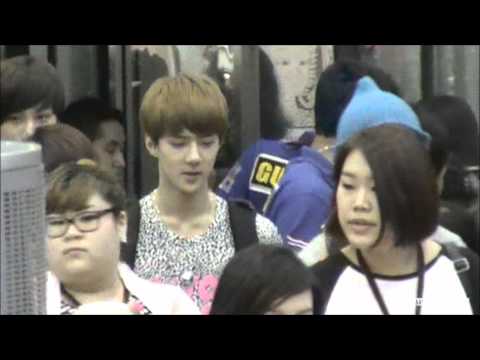 120728 EXO-K SEHUN at Suvarnabhumi Airport : Back to Korea