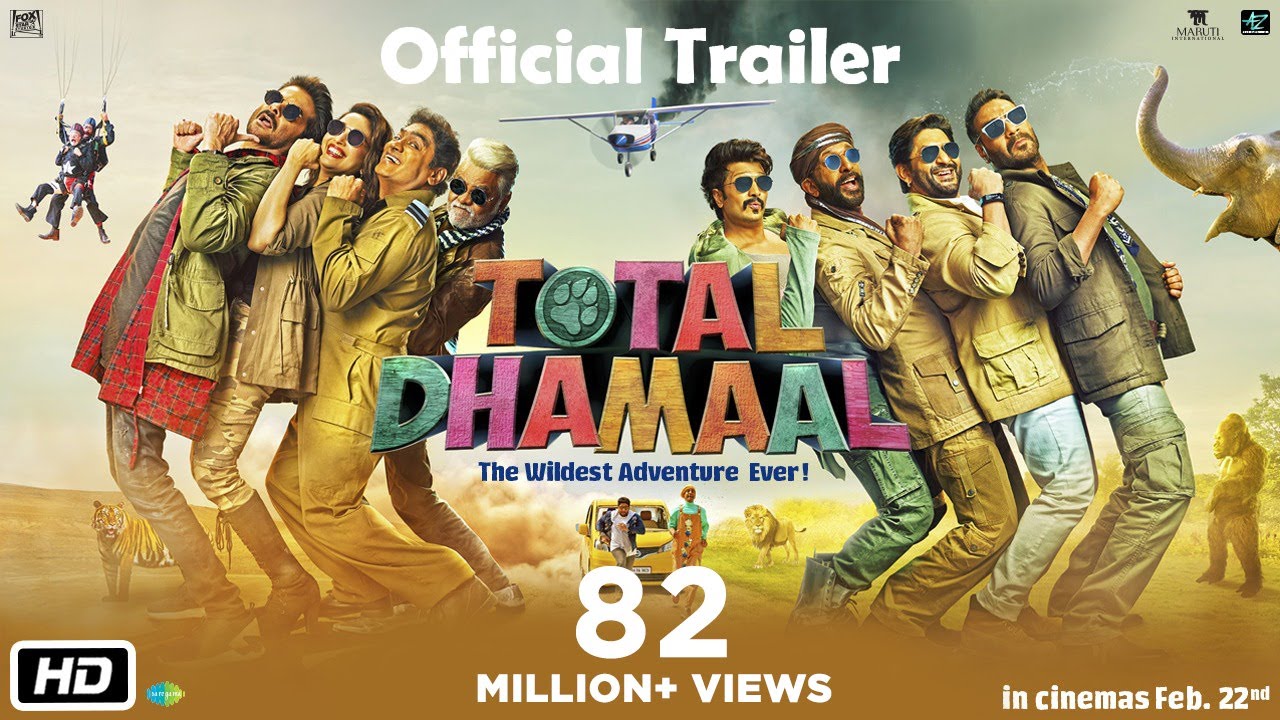 Total Dhamaal Trailer Released | Movie Will Release on 22nd Feb