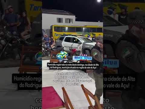 Homicídio registrado na noite deste domingo, na cidade de Alto do Rodrigues
