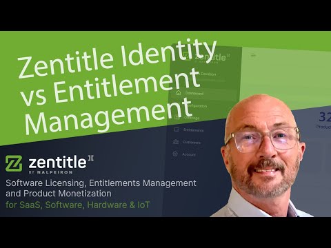 Zentitle Identity vs Entitlement Management