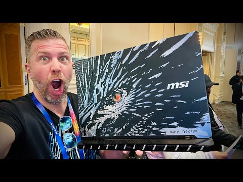 video - MSI Titan 18 HX AI, Intel Ultra 9-285HX, RTX 5080, 64-96 GB DDR5-6400, 2-6 TB SSD, UHD+ 120 Hz Mini-LED