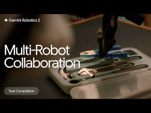Video Thumbnail: Robots working together with Gemini Robotics 2