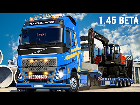 ETS2 1.45 SCHWERTRANSPORT mit 750 PS - Volvo FH&FH16 2012 [2167] EURO TRUCK SIMULATOR 2