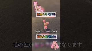 色違いミミロルの厳選方法はこれがオススメ笑【#ポケモンza 】