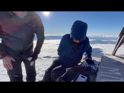 Pure joy and fun today on I/AB-318 Monte Velino mt. 2487, real extreme Sota experience