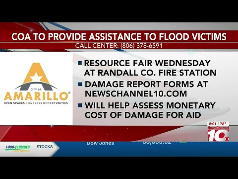 VIDEO: City of Amarillo providing flooding aid, resources at multi-agency resource center