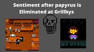 The sentiment at Grillbys after Papyrus is eliminated ( Resourcepacks24 Sponser)