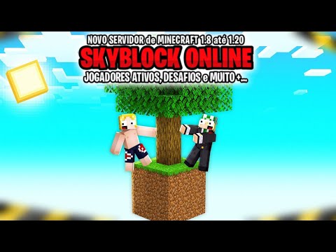 EPIC FREE VIP SKYBLOCK SERVER with CHALLENGES & DUNGEONS
