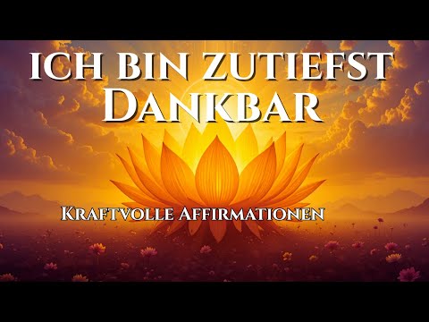 I am deeply grateful 🌸 | Powerful affirmations for happiness, healing & inner abundance