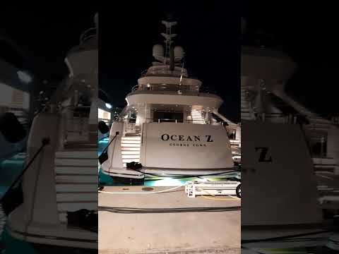 Classic  Yacht Ships in Pasalimani at Night,Piraeus City,Greece