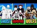 GHOST FAMILY vs VAMPIRE FAMILY vs WEREWOLF FAMILY in Roblox BROOKHAVEN RP!!