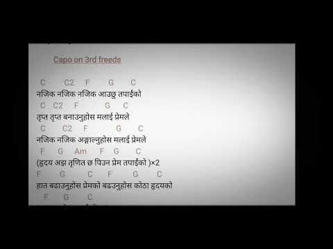 Nepali christian song || Najik Najik || Guitar chords || Song lyrics