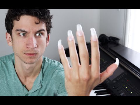 Can I play Mozart with long nails?