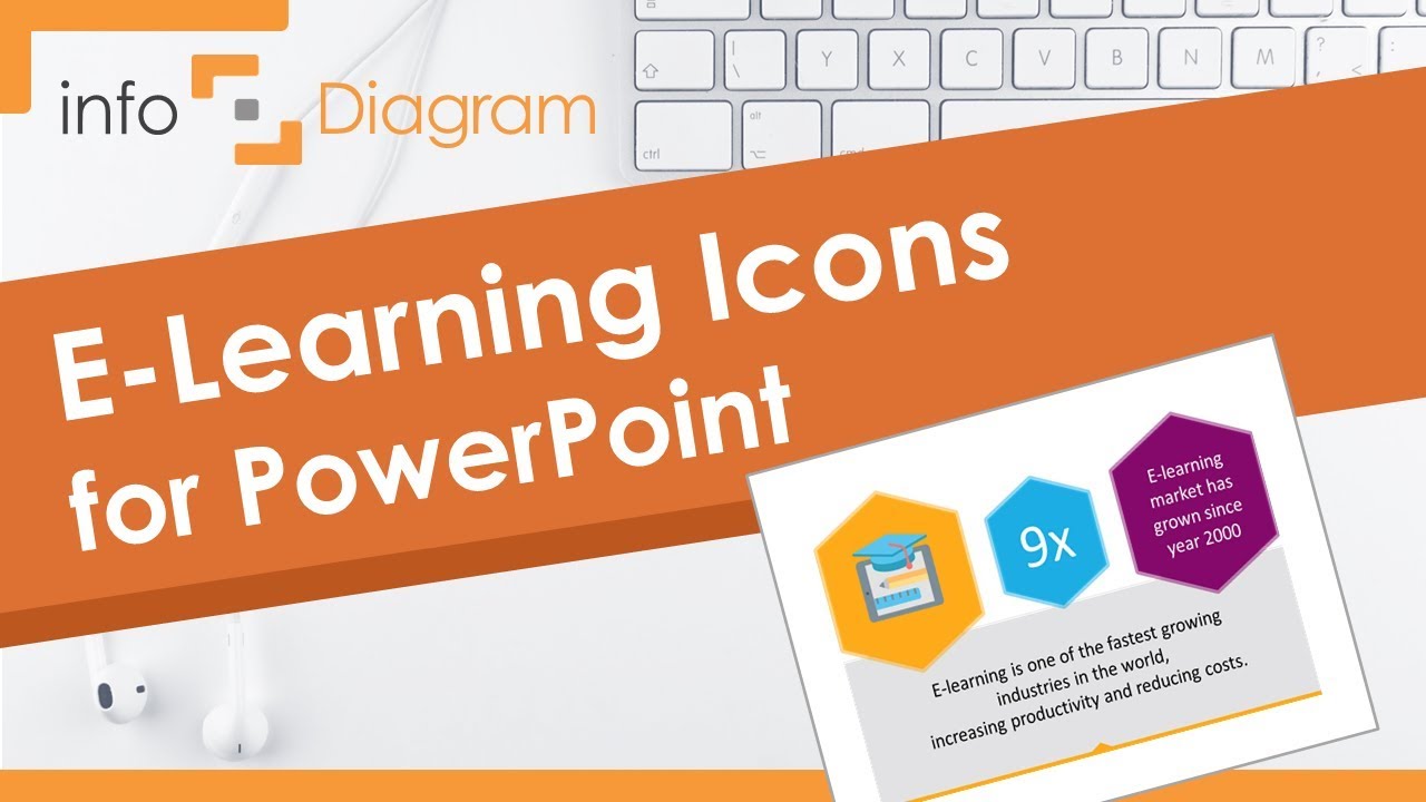 Education - PowerPoint Template | E Learning Presentation Icons