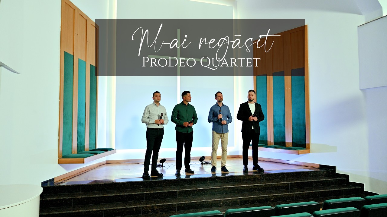 ProDeo Quartet | M-ai regasit 4K by Claudiu Agapie — Official Music Video