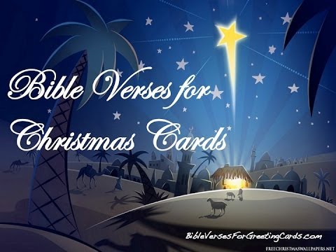 Christmas Card Bible Verses