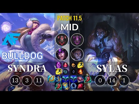 AF.A BuLLDoG Syndra vs Sylas Mid - KR Patch 11.5