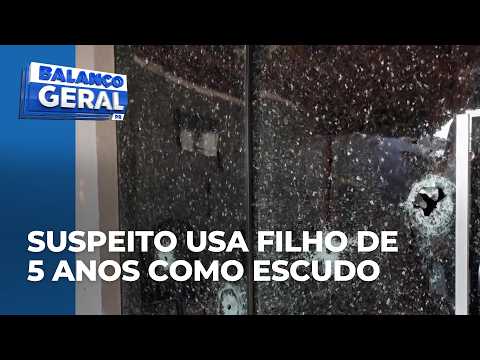 Homem usa filho de 5 anos como “escudo” durante troca de t1ros com a polícia em Peabiru