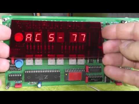 ACS-77 Renkforce - alte DCF77 Uhr erneuert, ca 80er Jahre - Nostalgieelektronik