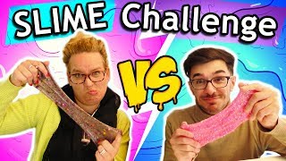 Claudio macht meinen Slime kaputt! NEUE Slime Challenge gegen Claudio | Clear Schleim DIY Challenge