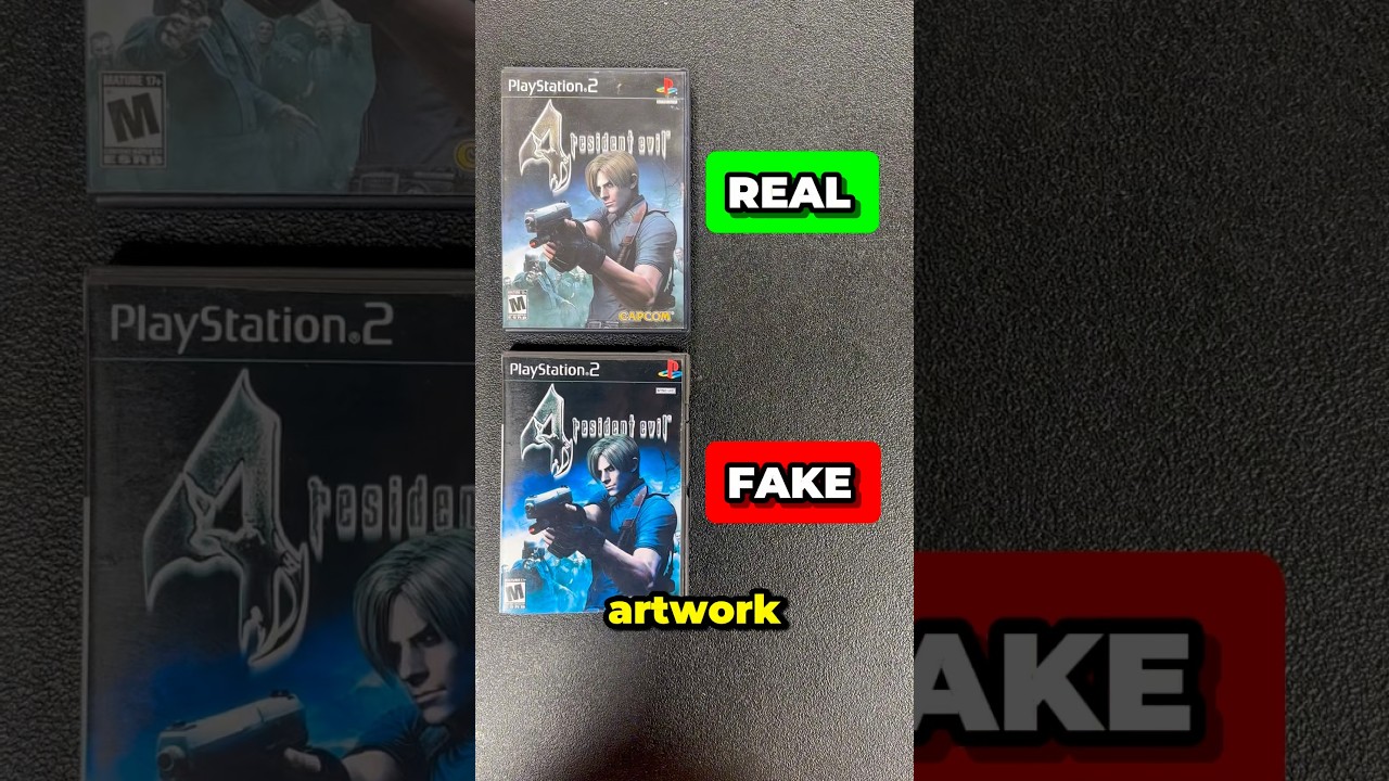 This Resident Evil 4 copy is extremely fake…