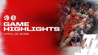 Raptors vs Nets Game Highlights | April 12, 2026