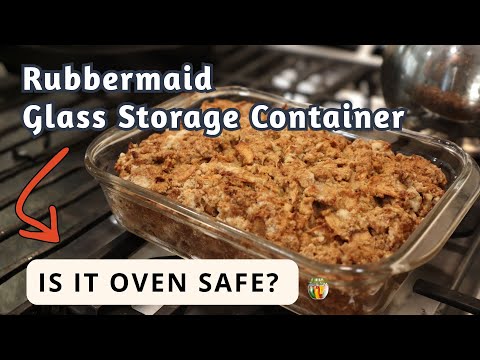 Rubbermaid Glass Storage Pan Review | Is it Oven Safe?