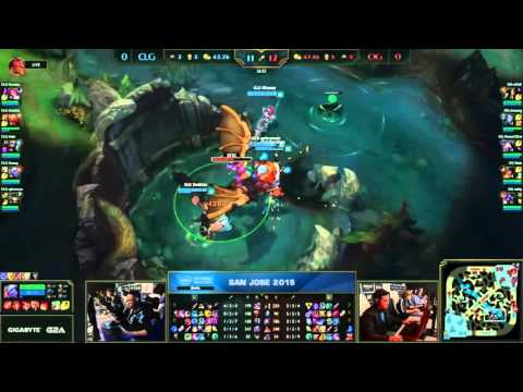 CLG vs Origen Highlights | Game 1 Grand Finals IEM San Jose LOL 2015 | Intel Extreme Masters !