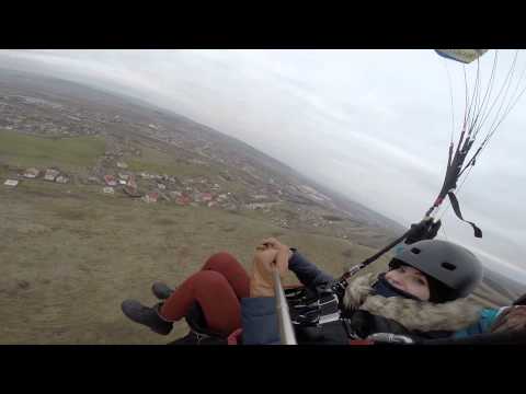 Zbor cu parapanta in tandem pe Dezmir