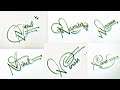 PART 2 || How to Draw Signature like a Billionaire (For Alphabet 
