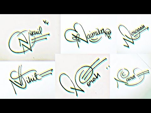 PART 2 || How to Draw Signature like a Billionaire (For Alphabet 