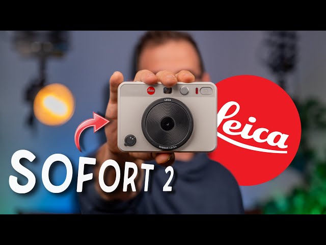 Vídeo relacionado con Leica Sofort 2 - Película fotográfica instantánea híbrida y cámara digital (rojo) (19189) con pantalla LCD con película instantánea Fujifilm 20 hojas + tarjeta de memoria de 128 GB + bolsa + kit de