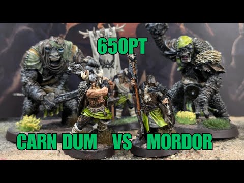 Carn Dum vs Army of Gothmog New Editon 650pt MESBG Battle Report