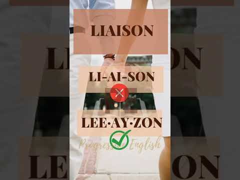 Liaison pronunciation