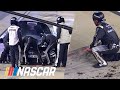 Aric Almirola is black flagged for leaking fluid | NASCAR